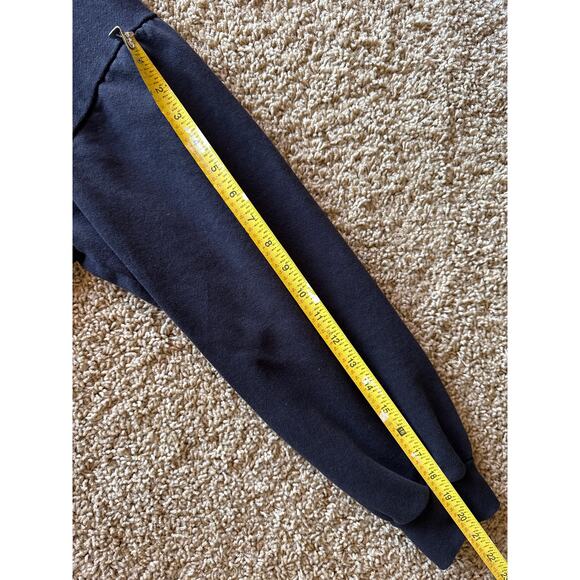 VTG Art Unlimited Sportswear USA Made Loon Black Pocketed 1/4 Button XL Crewneck - Picture 8 of 8